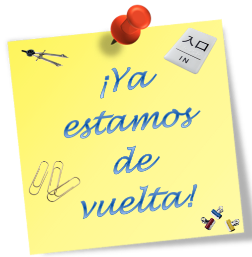 YA ESTAMOS DE VUELTA