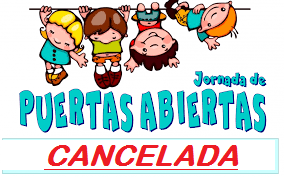puertas abiertas CANCELADA