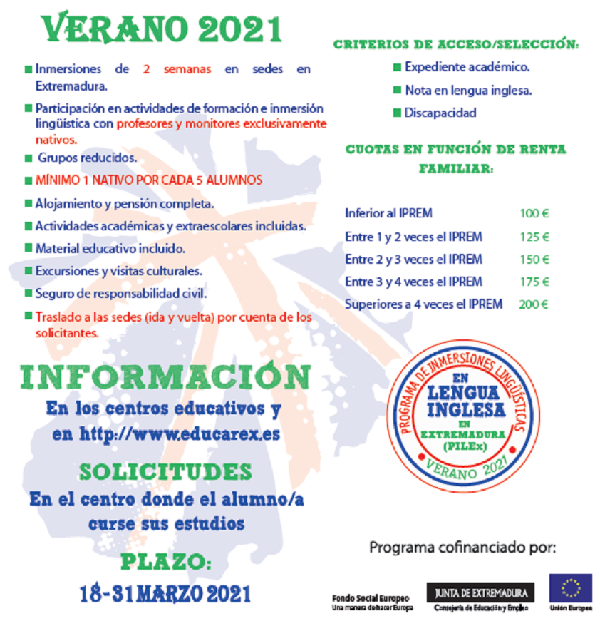 Inmersión Lingüística 2021 Información General