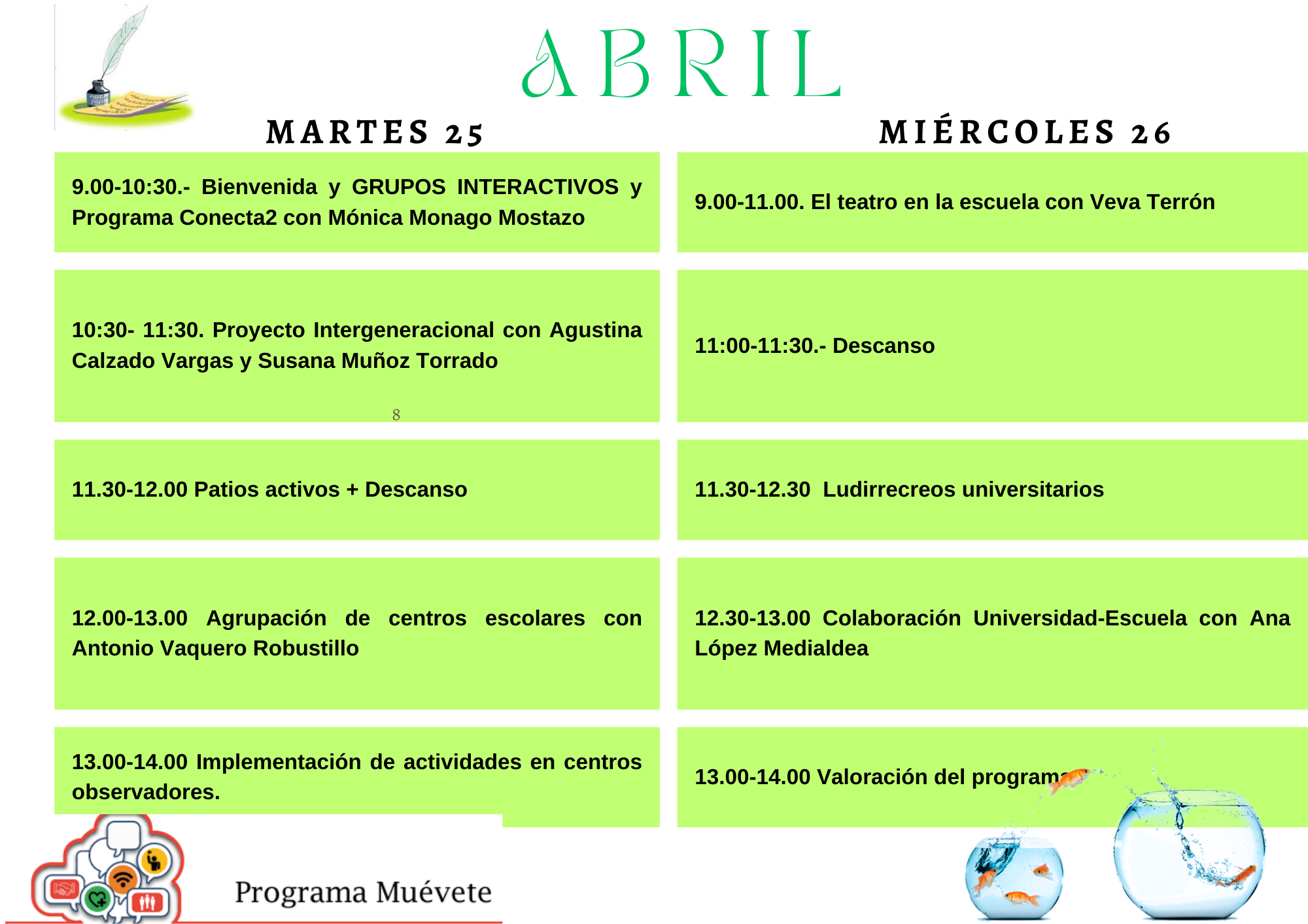 Muevete23 2ª estancia