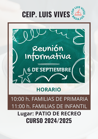 Reunión Inicio de curso 24 25