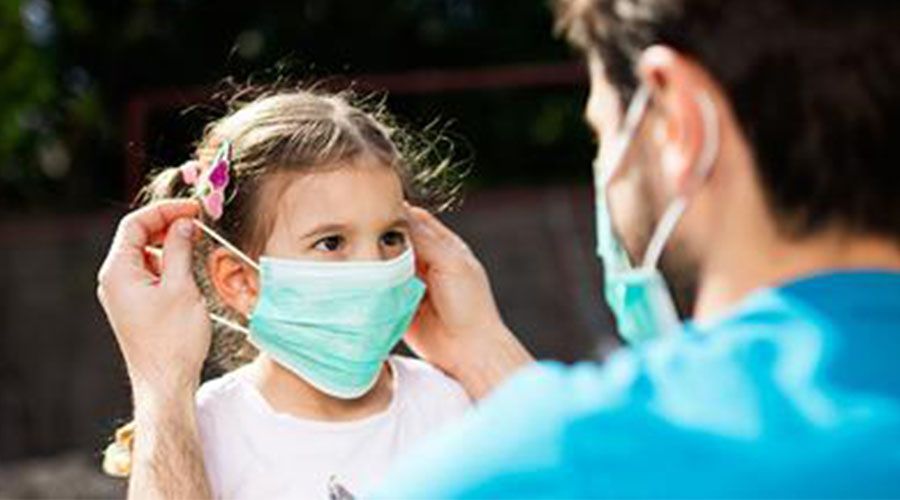 mascarillas en niños covid
