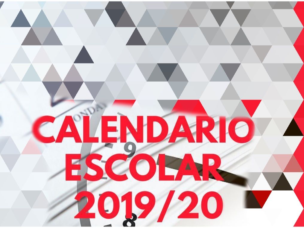 Calendario escolar 19 20