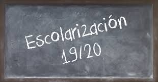 escolarización 19 20